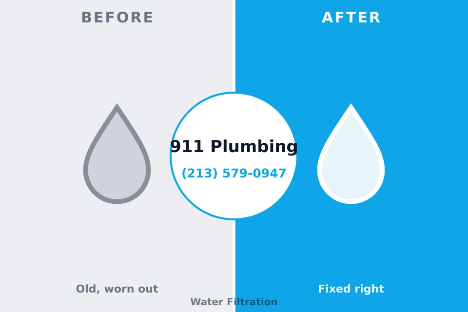 Before and after: plumbing company St. George, SC